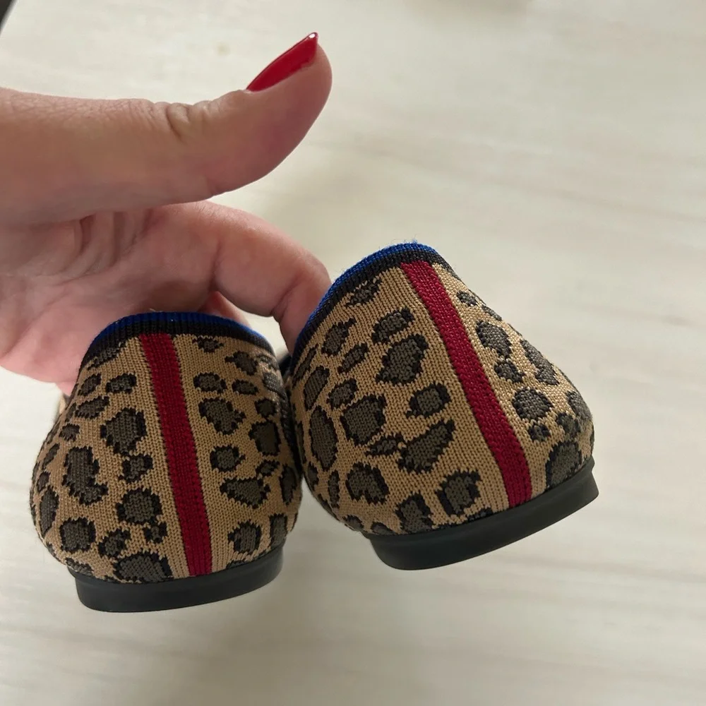 Rothy’s leopard cheetah print flats size 11.5 - Very Good Condition - Picture 6 of 6